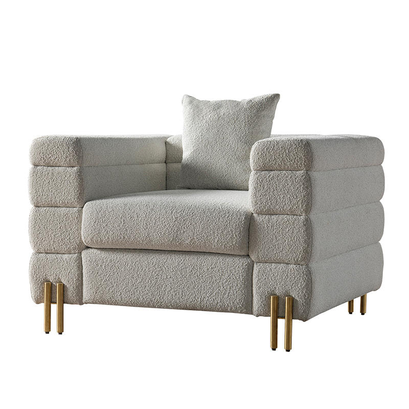 RJS-8110 High Quality Modern New Design Boucle Fabric Sofa Living Room Furniture