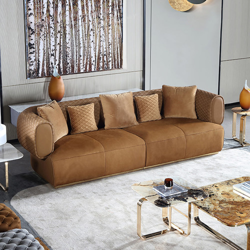 RSF-0825 Hot Sale Living Room Modern Contemporary Furniture Sectional Luxury Leather Sofa-副本