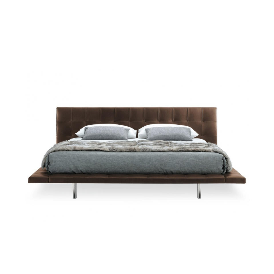 RBD-9309 Modern Button Design Leather King Size Bed 