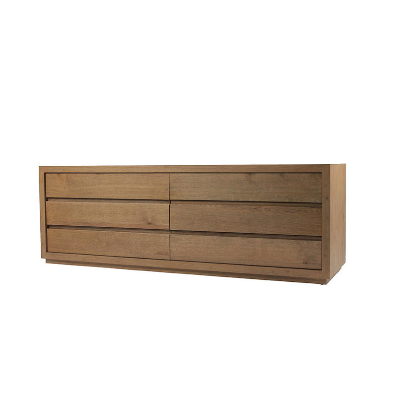 RJT-9704 Classic 6 drawer oak wood Sideboards dresser 