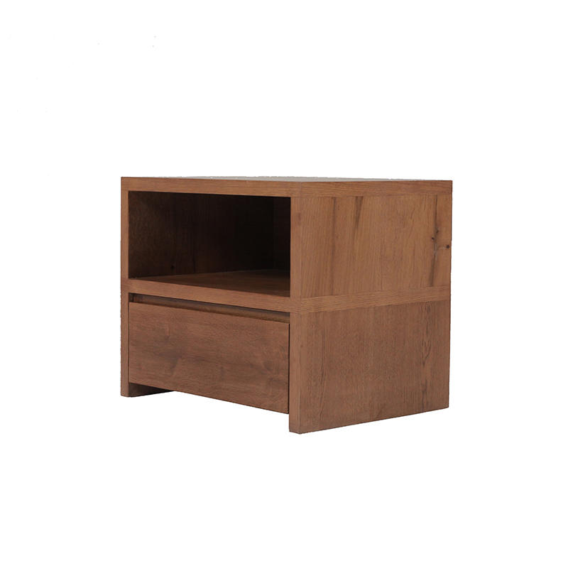 RNT-0937 Modern Solid Wood Simplism Design Open Nightstand 