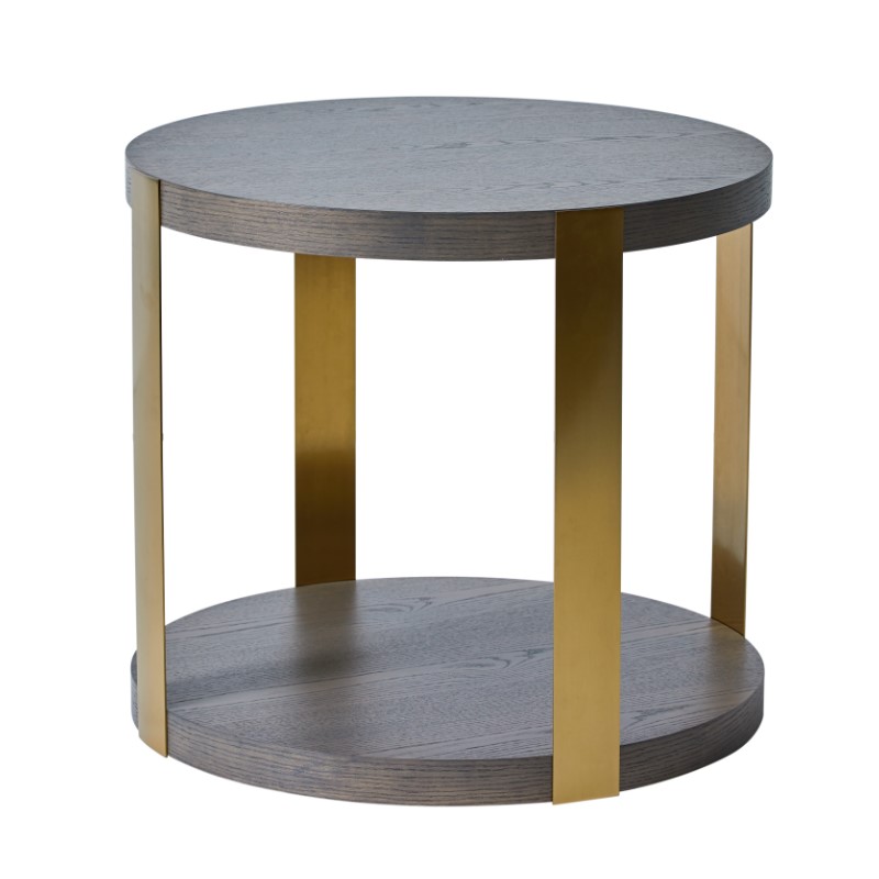 RJT-8390 New design Modern Style wood veneer top Dining Room round Coffee Table