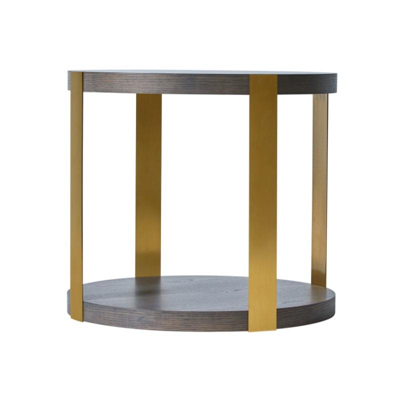 RJT-8390 New design Modern Style wood veneer top Dining Room round Coffee Table