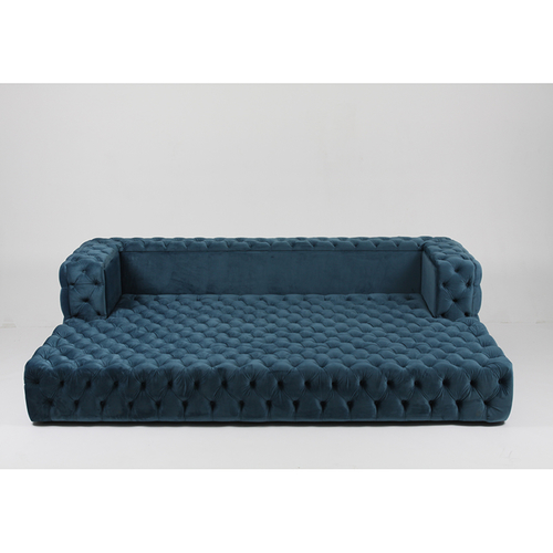 RBD-1099 American Style Modern Design Big Size Sofa Bed Tufted velvet fabric Home furniture