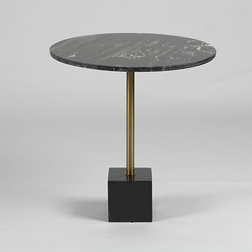 RJT-1110 Modern Home Decor Living Room Design Coffee Table with Round Marble Base