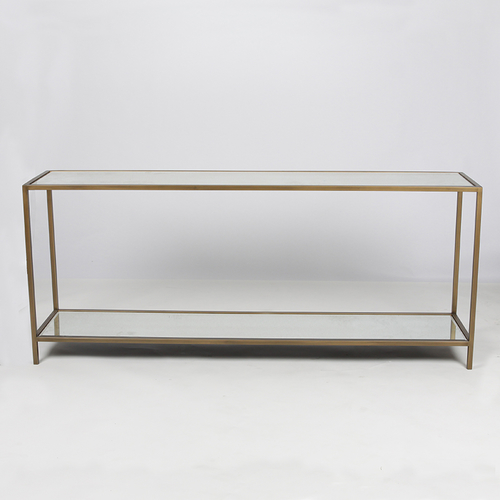 Modern New Style High End Console Table Glass Rectangle Console Hall Table