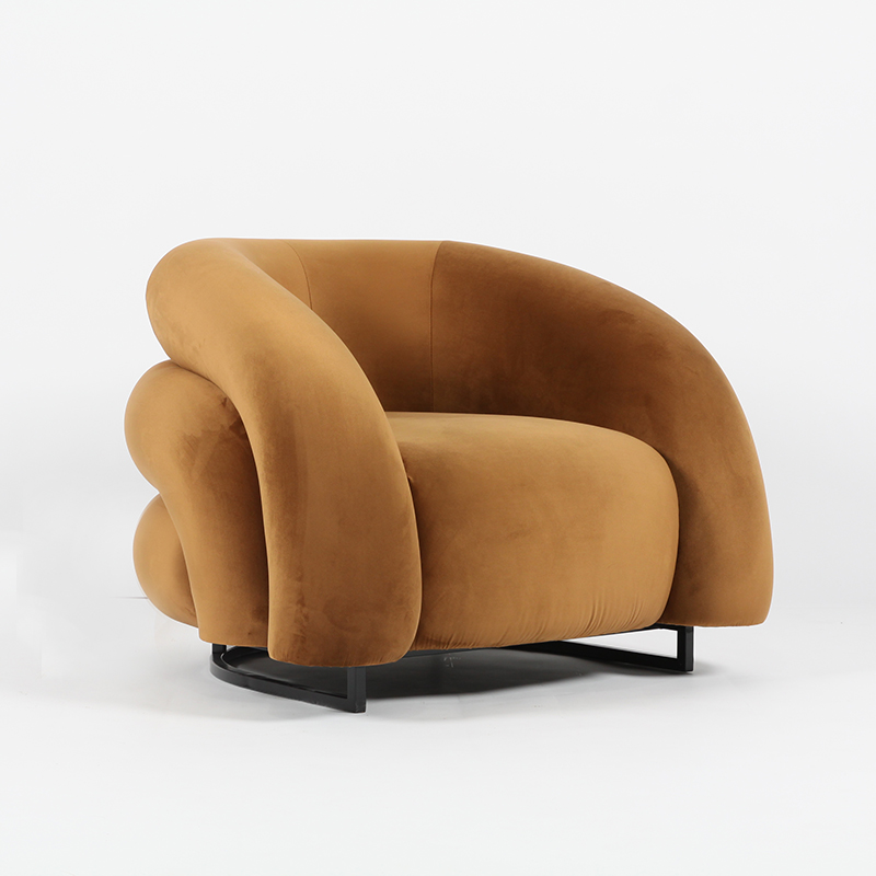 RJC-1266 Leisure Chair Upholstered With High End Fabric 