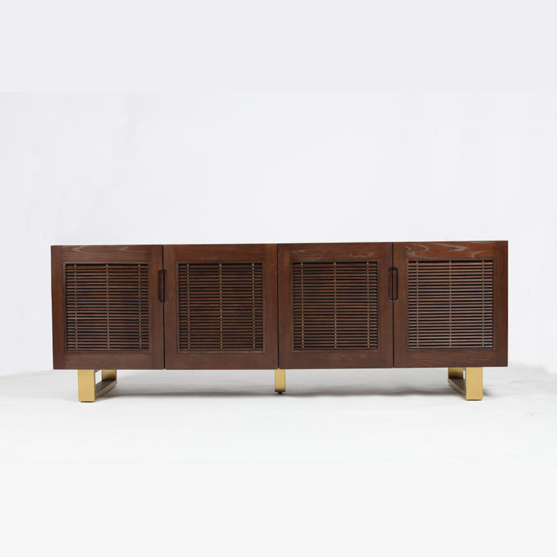 RJV-1233 Modern and fashionable Style solid wood TV Stand Cabinet Living room furniture