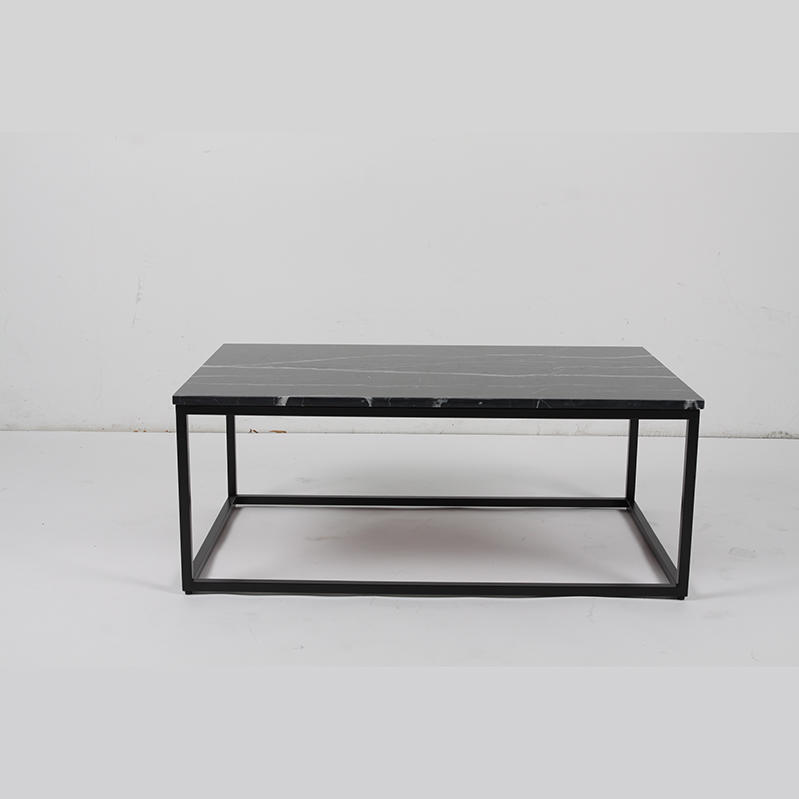 RCT-1239 Nordic Style Marble Top Stainless Steel Base Coffee Table For Living Room furniture