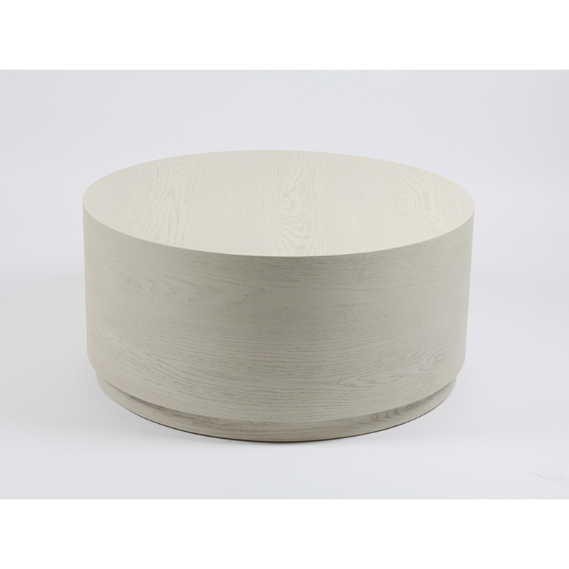 RCT-1020 Modern Design Solid Wood Coffee Table in White Lacquered Furnishing